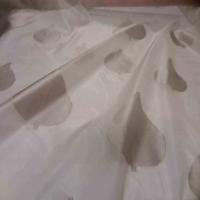 Voile de soie faconne beige clair4