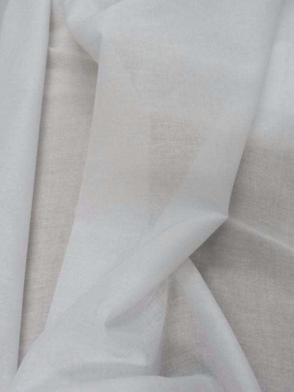 Voile en coton blanc