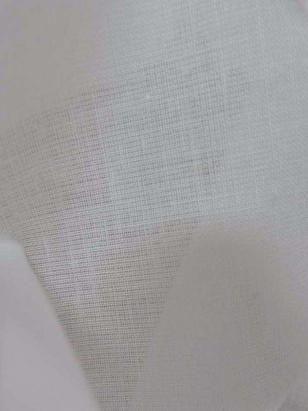 Voile en coton blanc0