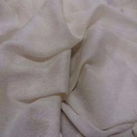 Voile plisse permanent ecrue
